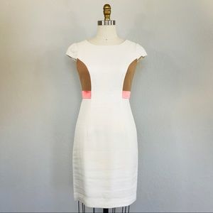 Ports 1961 Color Block Sheath Dress